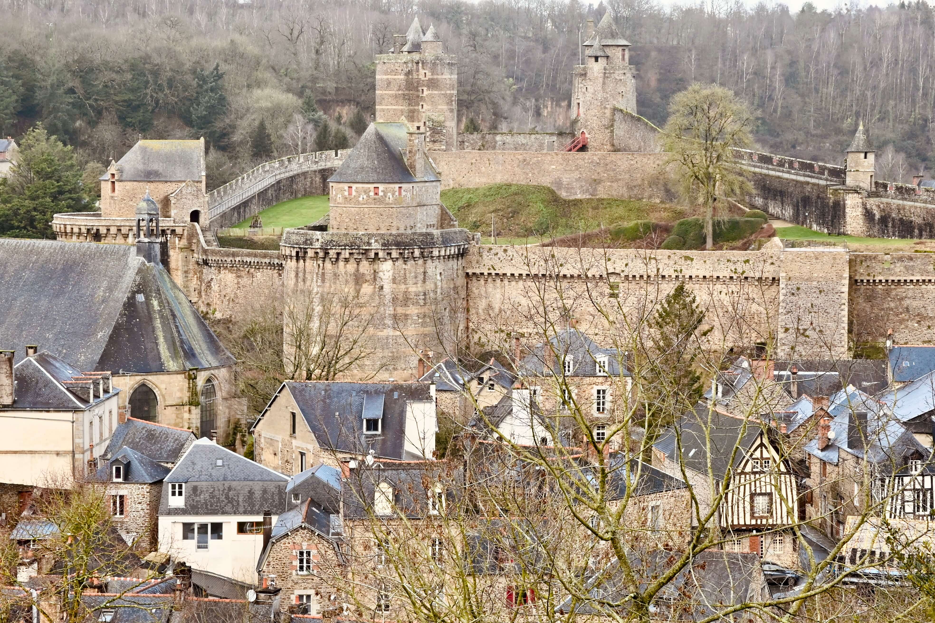 La Château de Fougères, forteresse